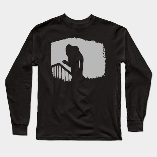 Nosferatu Original Dracula or Vampire Long Sleeve T-Shirt by Halloween Merch